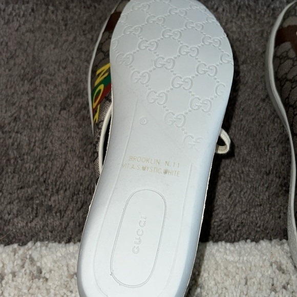 Gucci GG Supreme Not Fake Sneakers Authentic Size 11G Fits 12 US Shoes - Picture 9 of 10